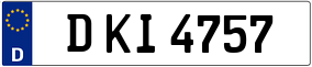 Truck License Plate